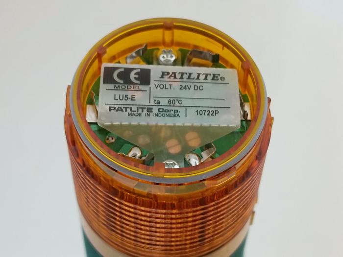 4 Teile für LED Signalleuchte, LU5-02FB, LU5-E, Patlite neuwertig