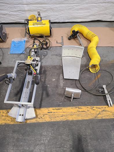 Used 350 Lb Air Balance Back Saver Heavy Lifting Hoist for Coil Stock