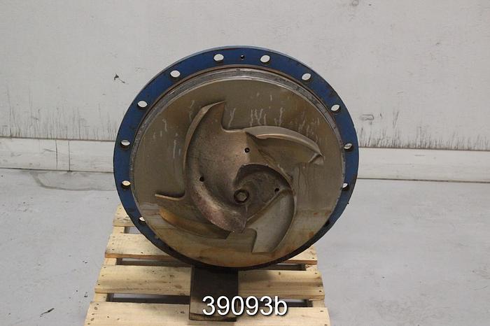 Used Goulds 3175 6x8x22 Pump Power End, 2/4-Vane Impeller #39093