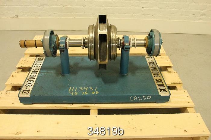 Unused Goulds 3405 6x8x12 Rotating Assembly, 12" Impeller #34819