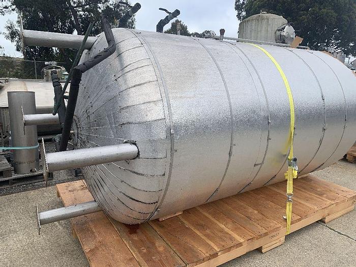 Used Tank, 1,250 Gallon, S/st, Jkt, DT/CB, Insul #S743883