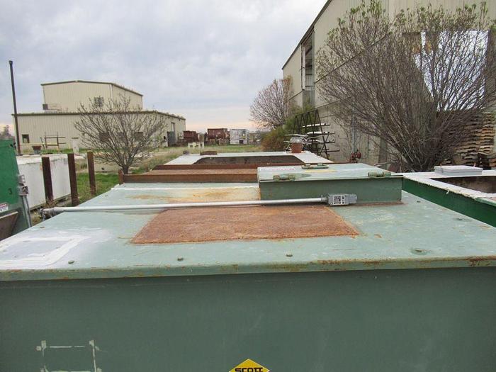 Used Mixer, Ribbon, 196 CF, C/st, 30 HP, Scott, Hopper, Dust CollMixer, Ribbon, 196 CF, C/st, 30 HP, Scott, Hopper, Dust Coll #S741451