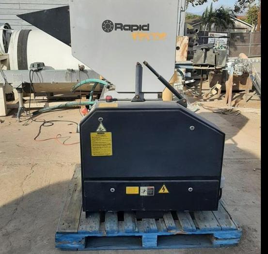 Used Rapid F-19 Plastic Granulator with Conveyor, 15 HP - #S744853