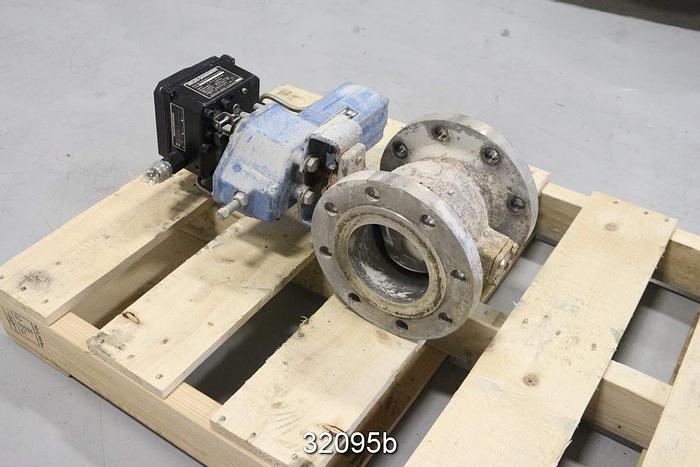 Used Neles Jamesbury R21C A04 CCJDV 4" V-Ball Control Valve #32095