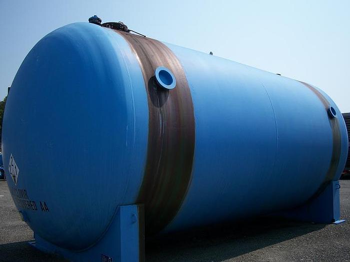 Used 24,000 GALLON PFAUDLER HORIZONTAL GLASS LINED TANK – CODE STAMPED (#9409)