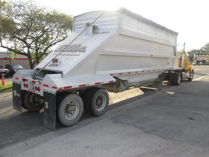 Used 2014 Travis S102 Aluminum Bottom Dump Trailer