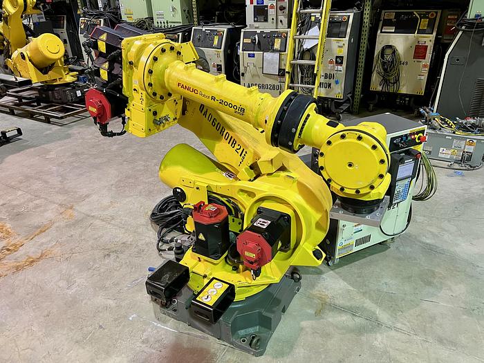 Used VERY LOW HOUR FANUC R2000iB/210F WITH R30iB CONTROLLER, TESTED AND CLEANED, 251 HOURS
