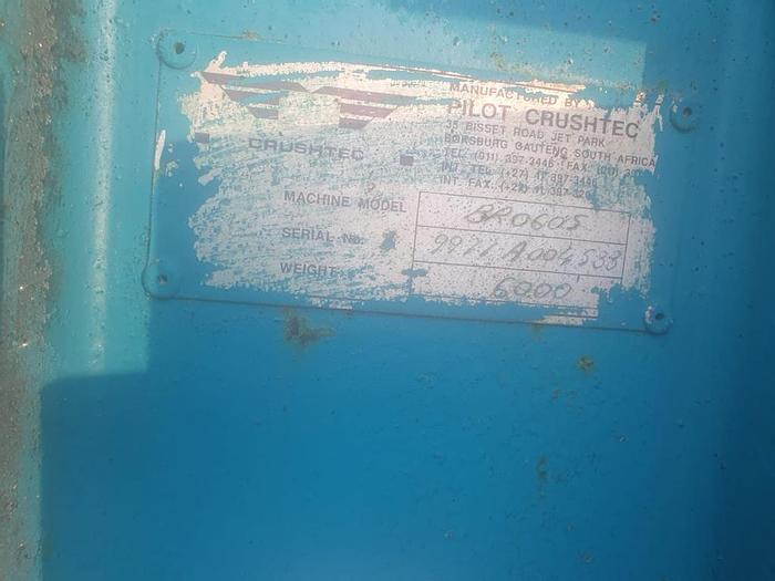 Used Pilot Crushtec BR 0605 impact crusher.