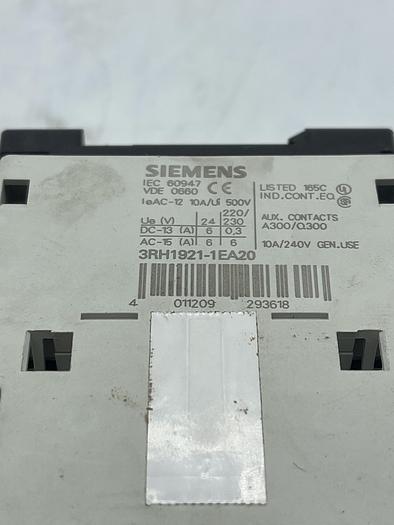 Used Siemens 3RH1921-1EA20, 3RT1026-1A