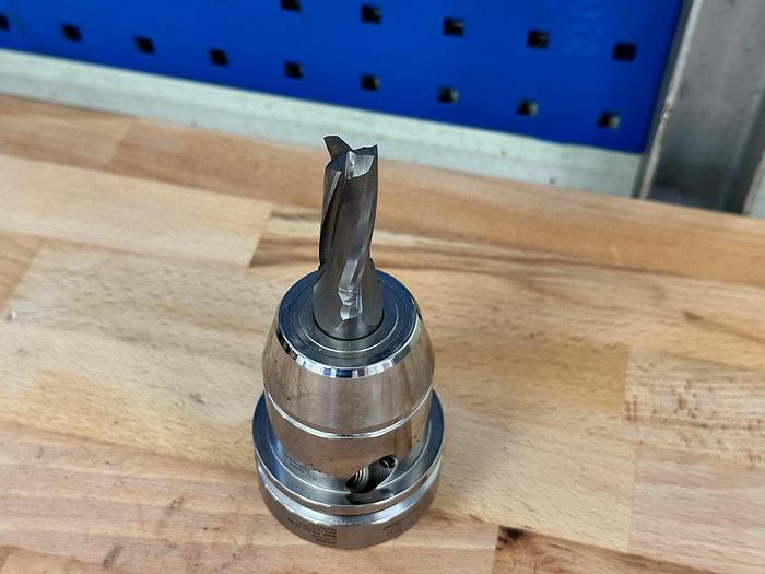 Gebraucht CNC-Schaftfräser mit Hydro-Dehnspannfutter Leuco HSK 63F