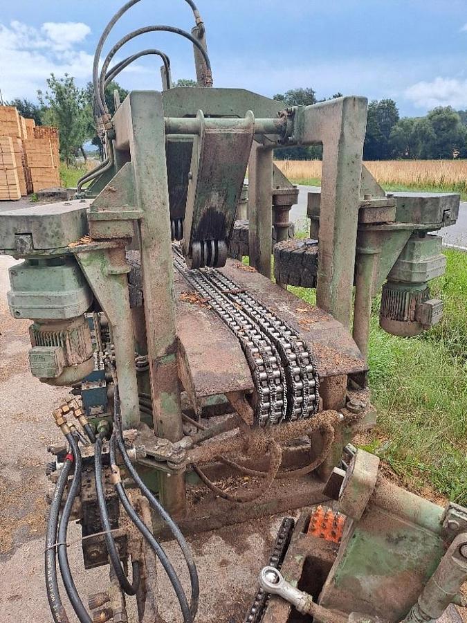 Gebraucht Zentrier-Maschine für Sägewerksanlagen
