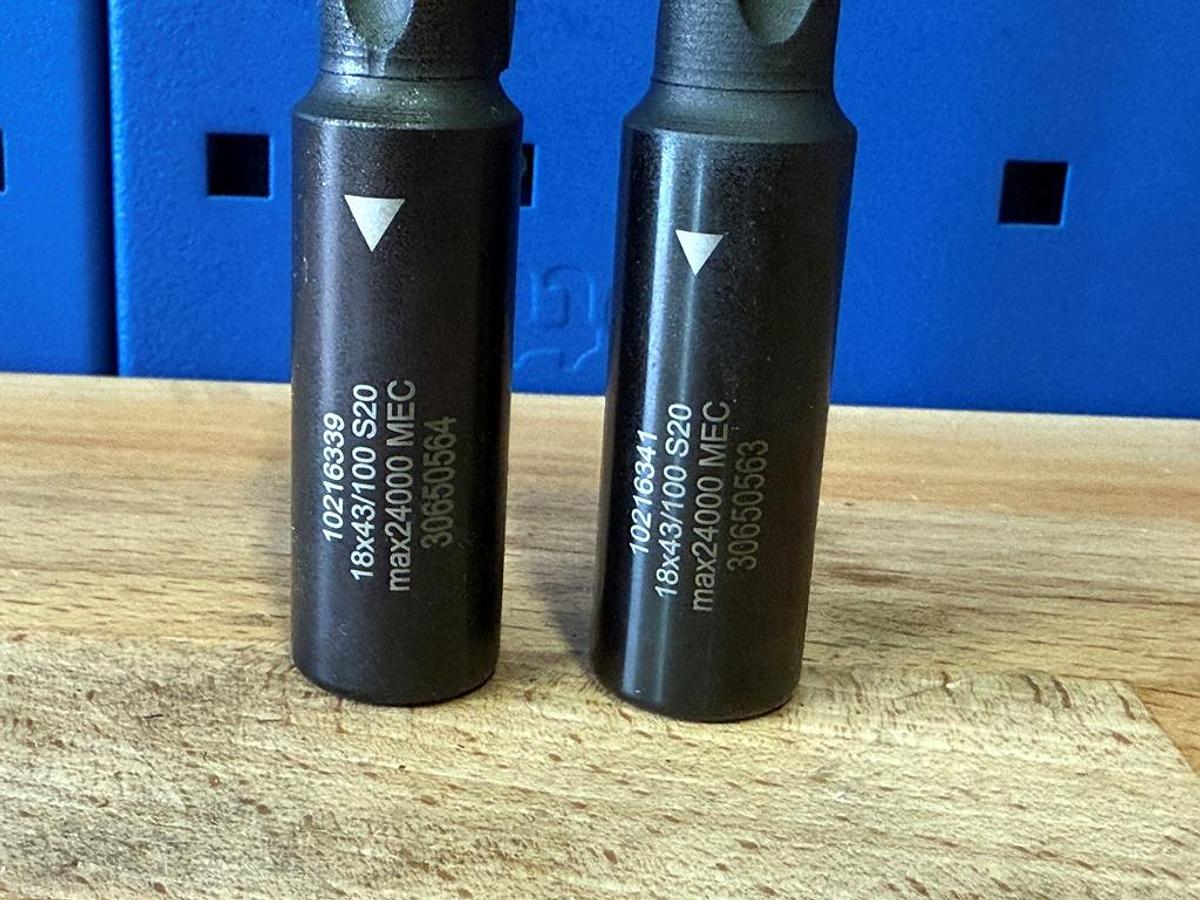 Neuwertig Set AKE Diamant (PKD) Nutschaftfräser "Blackline" Links + Rechts