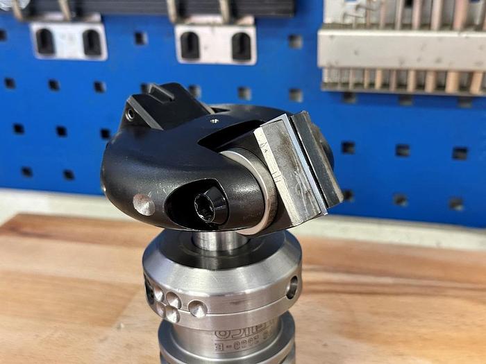 Gebraucht CNC-Schwenkmesserkopf mit Hydro-Dehnspannfutter Leuco HSK 63F