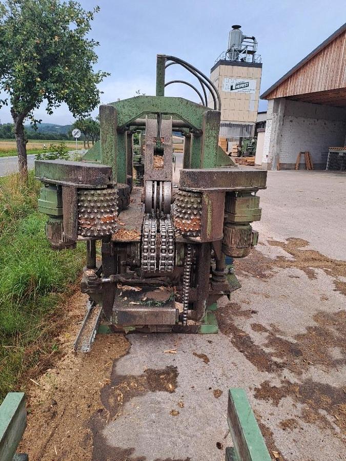 Gebraucht Zentrier-Maschine für Sägewerksanlagen