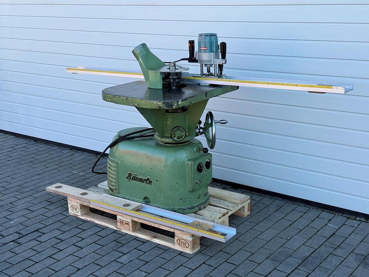 Gebraucht Tischfräse Bäuerle SFM 0 mit Ausrüstung zur Herstellung von Rundbögenfenstern