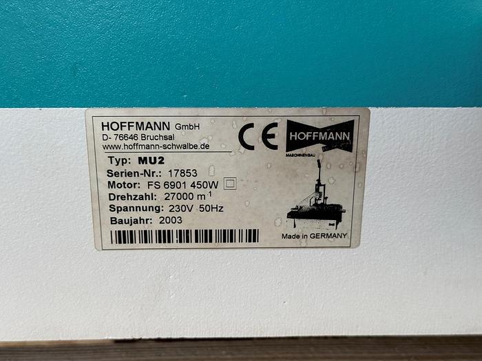 Gebraucht Schwalbenschwanzfräse Hoffmann Typ MU2