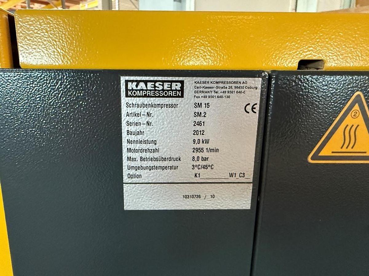 Gebraucht Schraubenkompressor Kaeser Aircenter SM 15