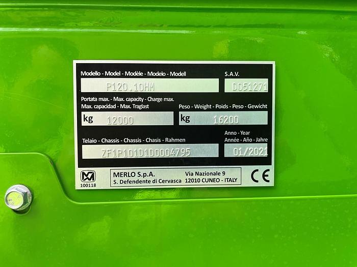 Neuwertig Teleskopmaschine Merlo P 120.10 HM