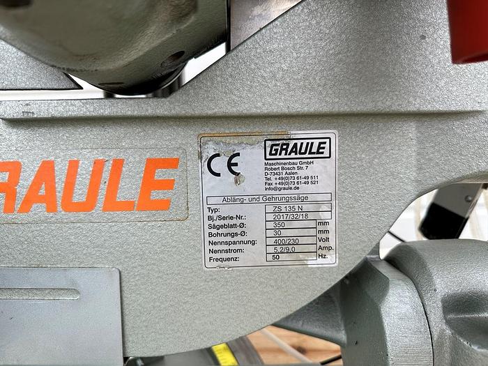 Gebraucht Abläng- und Gehrungssäge Graule ZS 135 N