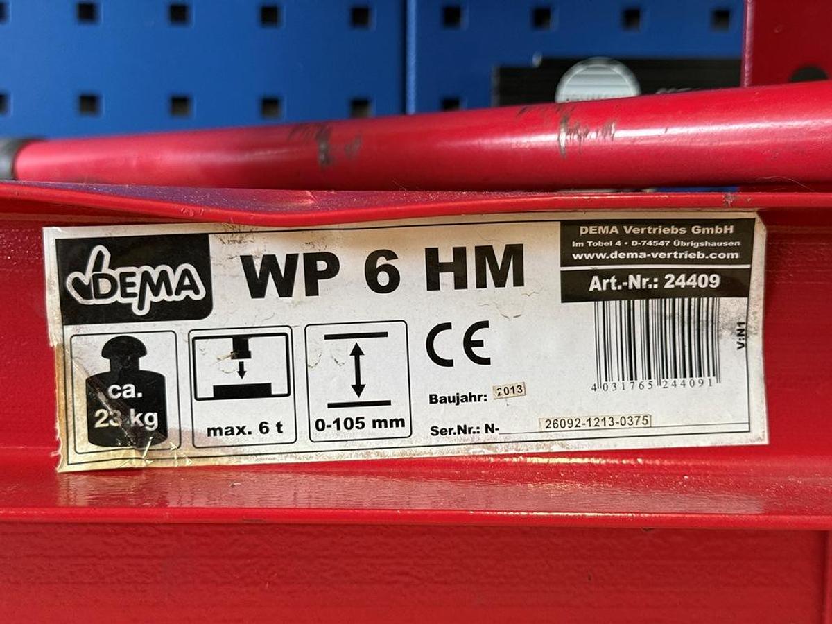 Gebraucht Werkstattpresse DEMA WP 6 HM