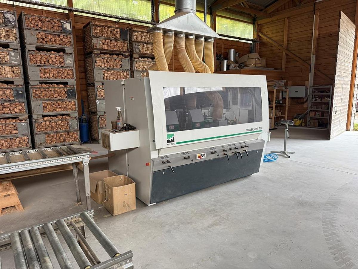 Gebraucht Komplettes Hobelwerk mit Weinig Powermat 700
