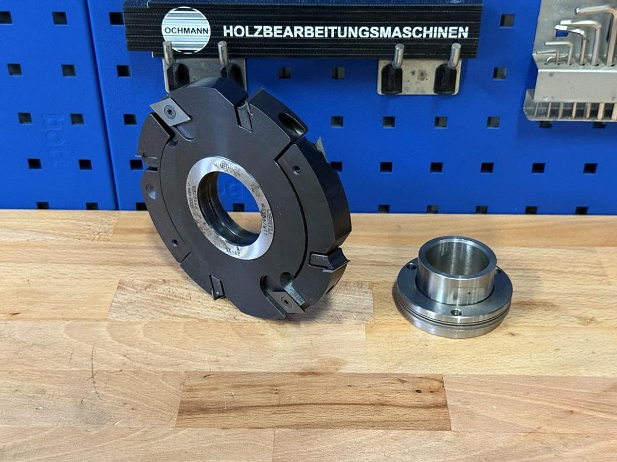 Neuwertig Verstell-Nut-Fräser Örtli mit Buchse und Zwischenringen