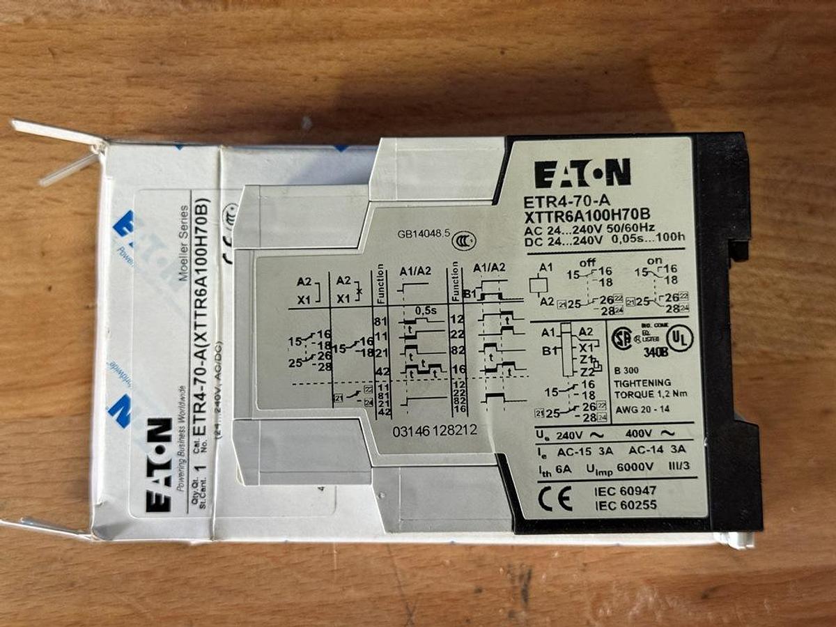 Neuwertig Zeitrelais EATON ETR4-70-A