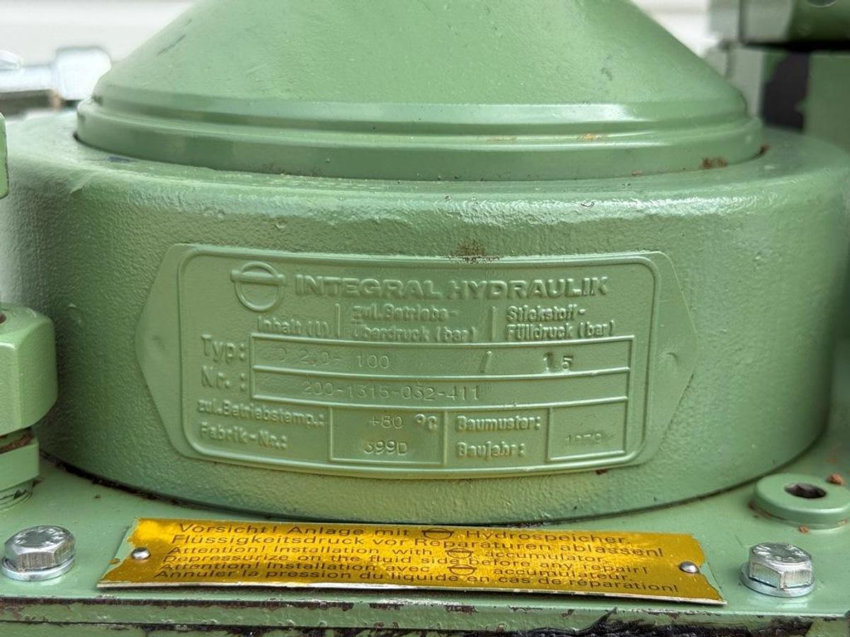 Gebraucht Hydraulikaggregat Integral Hydraulik Typ D 2,0 -100 /1,5