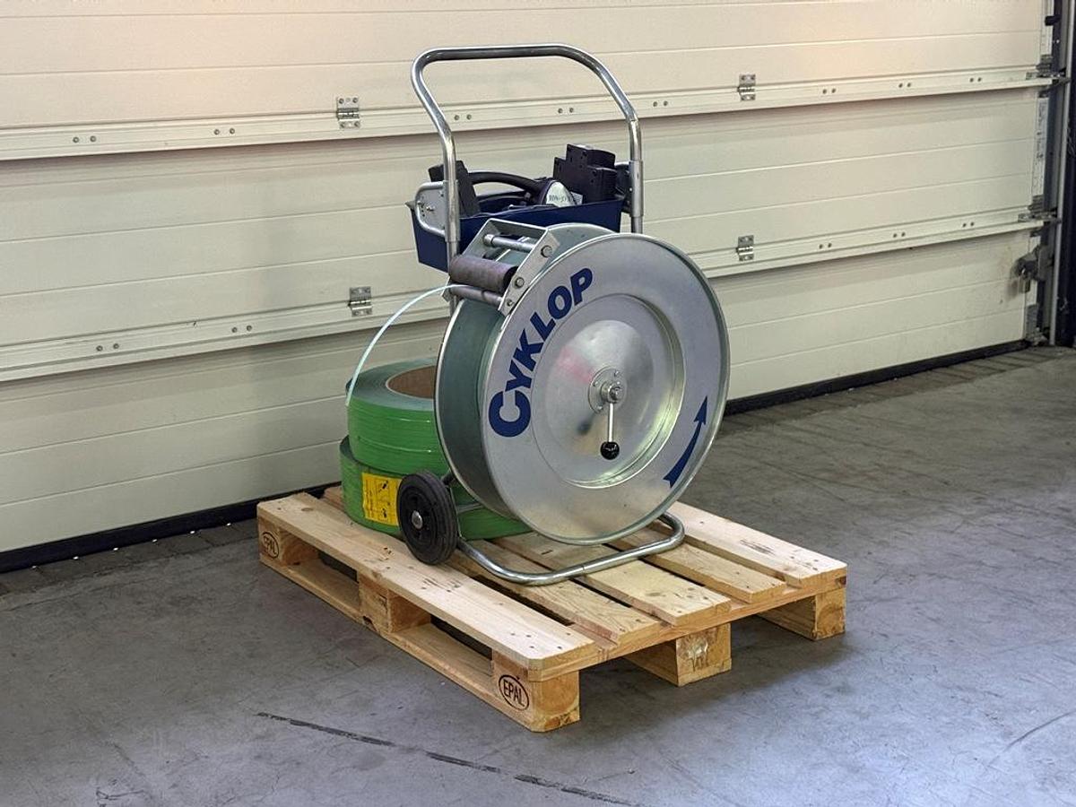 Gebraucht Akku-Umreifungsgerät BW-03 mit Abrollwagen