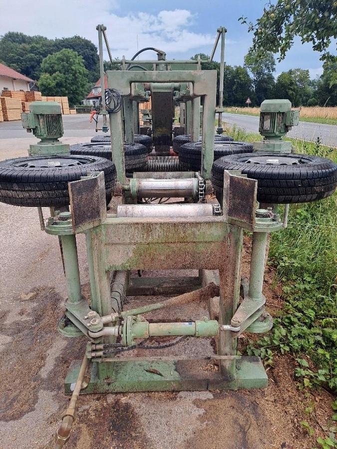 Gebraucht Zentrier-Maschine für Sägewerksanlagen