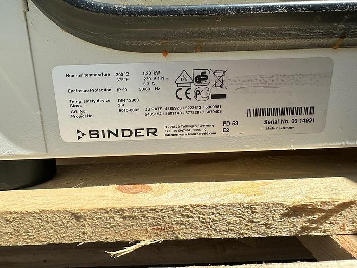 Gebraucht Wärmeschrank Binde Typ FD (E2)