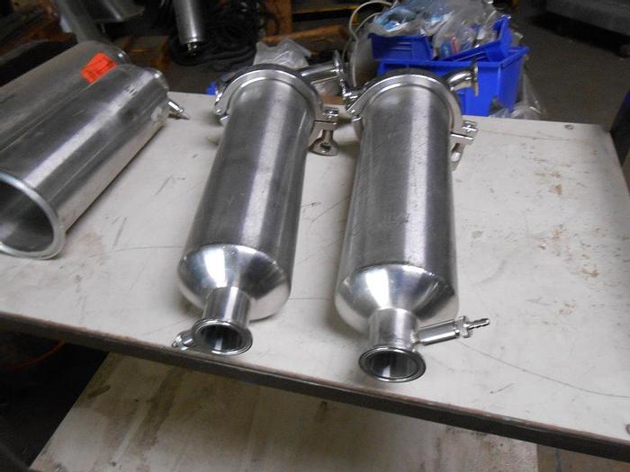 Used Filter, Cartridge, S/st, 4" x 11", H4117TSTC, Millipore, #S742194