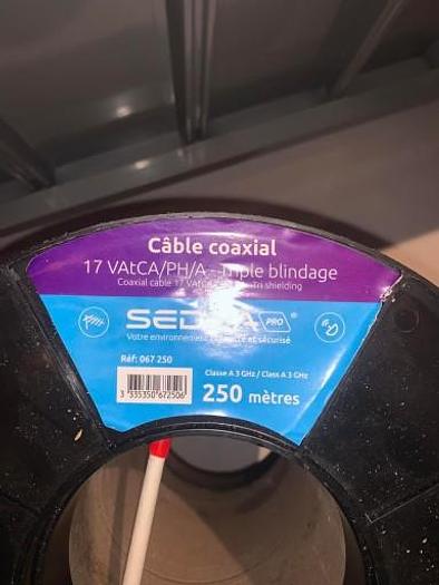 Coaxial cable 17VATC/PH/A 250m