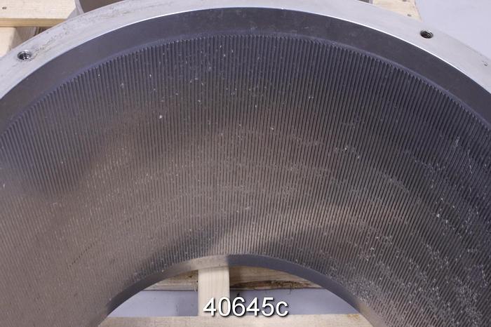 Used Bird 200 Pressure Screen Basket, .004" Slots #40645