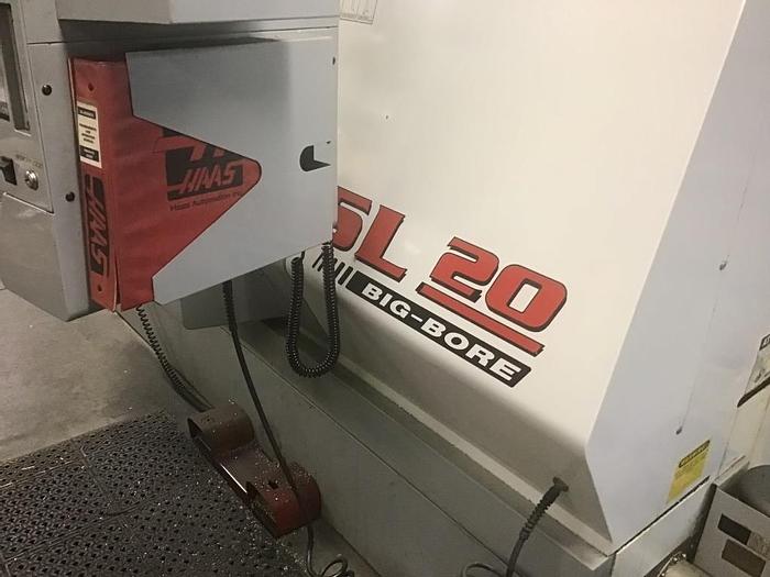 Used HAAS SL-20TB CNC Turning Center with Live Tooling Tailstock & Bar Feeder