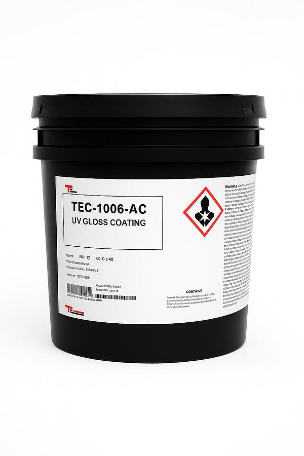 Used Tec Lighting UV Varnish Tec-1006-AC Glosss UV Varnish
