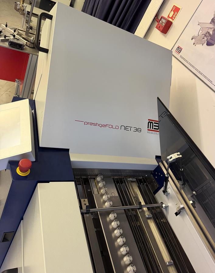 Used Showroom MB PrestigeNet 38 automatic folding machine