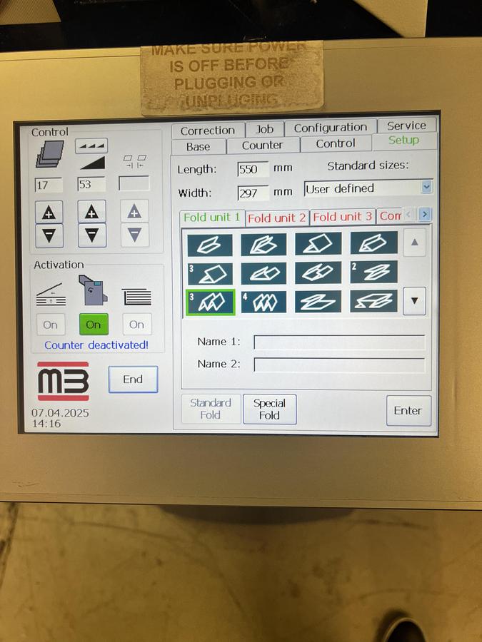 Refurbished 2022 Mathias Bauerle MB PrestigeNet 52/4/4 SRT inline folding machine