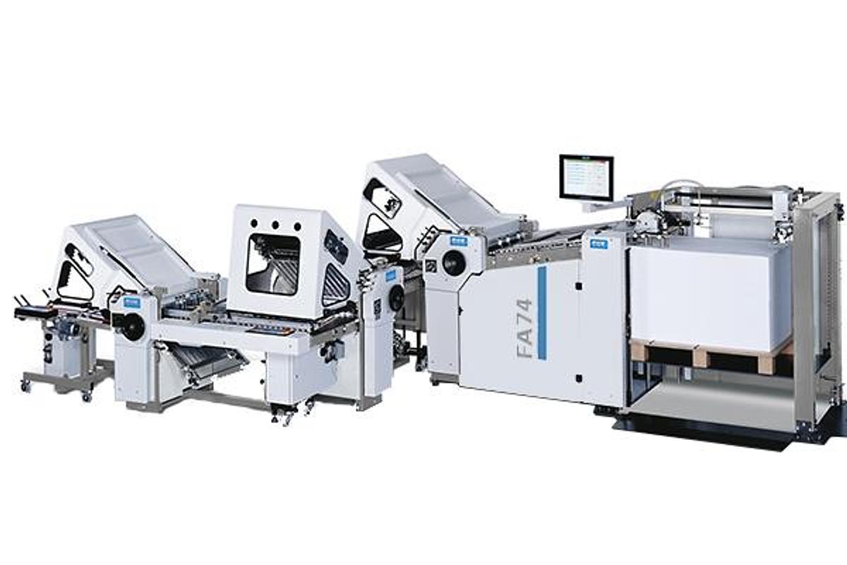 GUK FA 54/74/82 COMBINABLE FOLDING STATIONS WITH SHEET-FEEDER