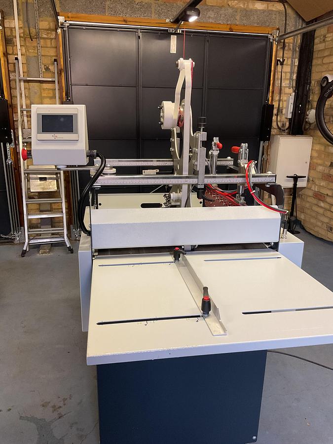 Used APR Athos Mini semi automatic taping machine