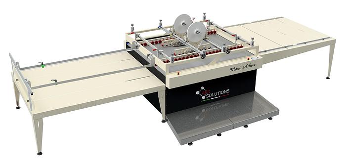 APR Maxi Athos semi automatic large format taping machine