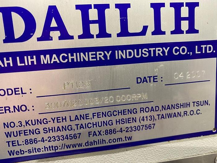 Used 2007 Dah Lih PT 128 5 Axis Machining Center