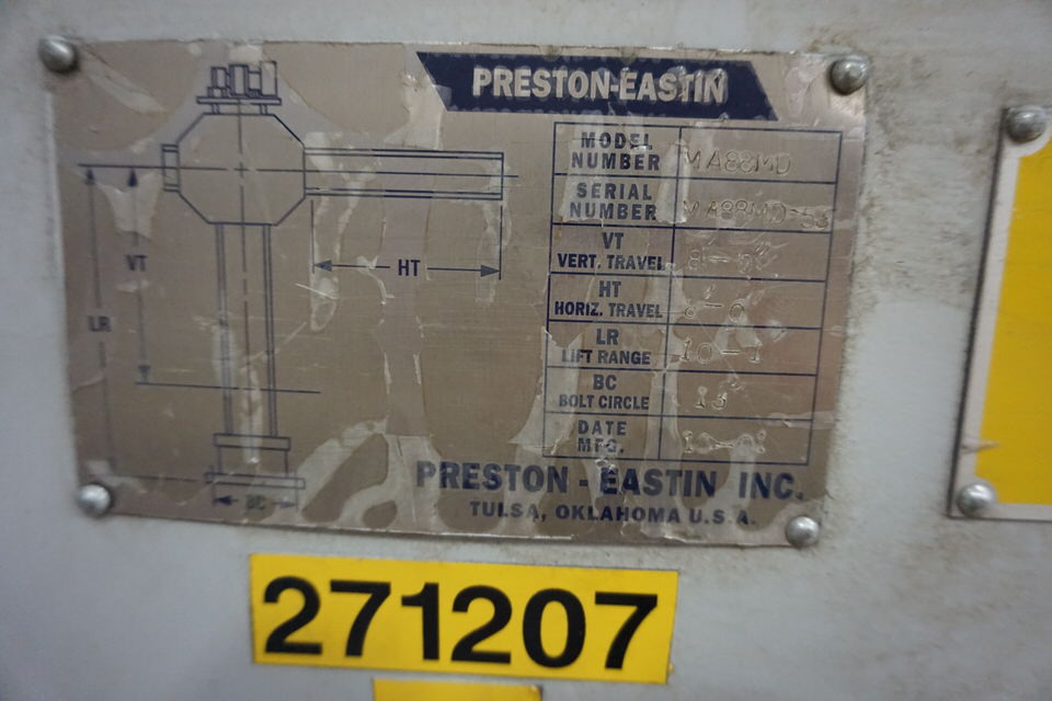 Used 2001 PRESTON EASTON MA88MD