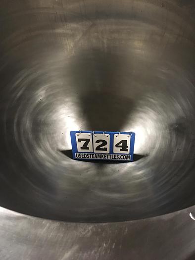 Used GROEN DH-60, 60 GAL STAINLESS STEEL TILTING NATURAL GAS STEAM KETTLE (#724)