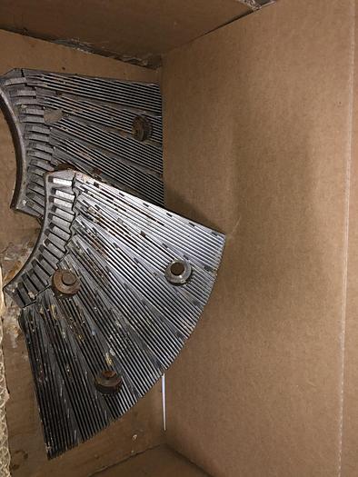 Used ANDRITZ ASSORTMENT OF REFINER PLATES