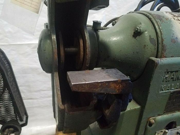 Used Hammond Pedestal Grinder with Built In Dust Collect Model ND-10 Double 8" Wheels