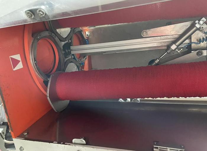 Used 2016 Rev Tiger netting machine, with infeed counter