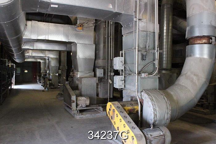 Used Thermo Electron 86-1284G Direct Fixed Hot Air Heated Dryers #34237