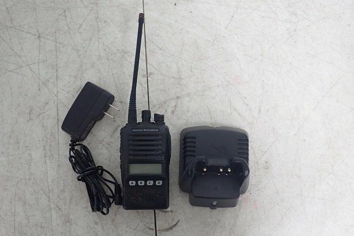 Used Vertex Standard VX-354-G7-5 UHF Two-Way Radio with Charger CD-34 & AC Adapter 788026126651