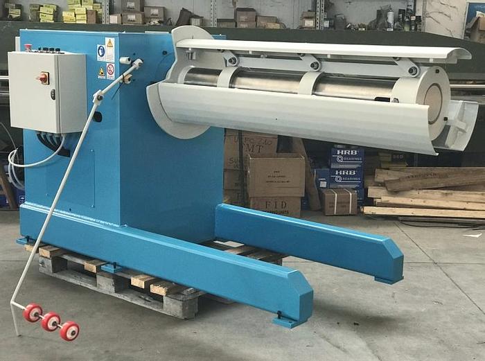 New F&P 1500mm x 5ton B-Class Powered Decoiler #3597